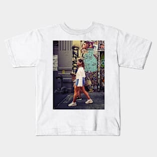 SoHo Graffiti Manhattan New York City Kids T-Shirt